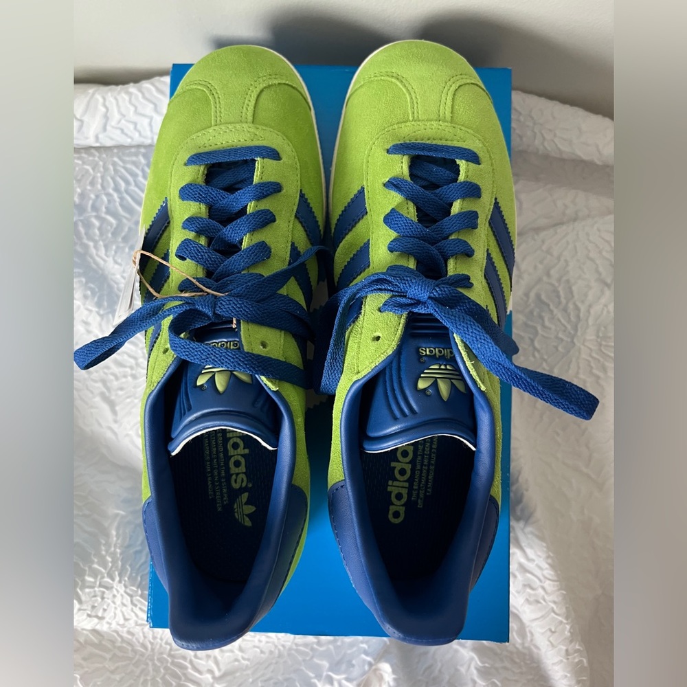 Adidas Gazelle Blue + Green